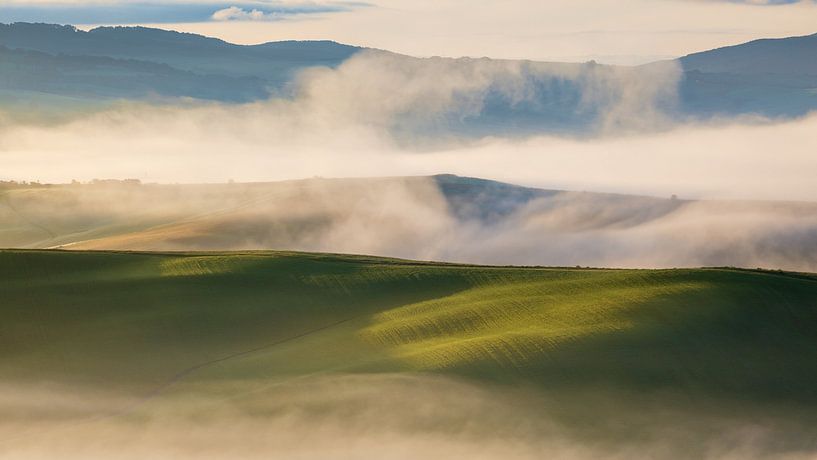 Les collines toscanes du Val d&#039;Orcia par Marga Vroom
