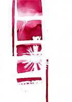 Blocs de fleurs roses