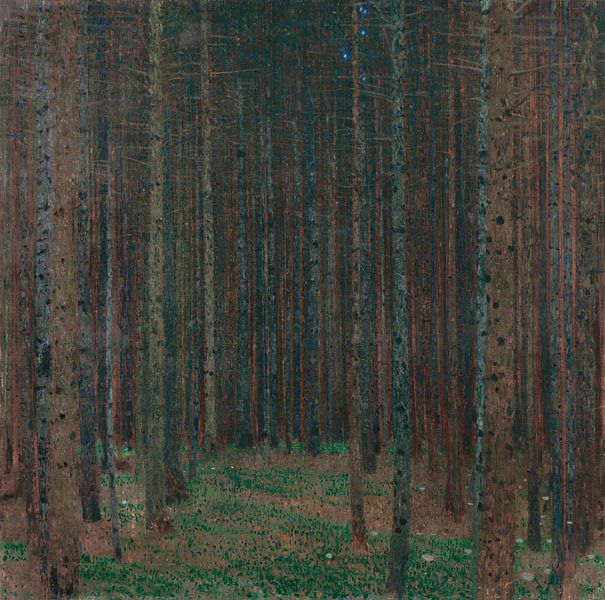 Tannenwald I, Gustav Klimt von Meisterhafte Meister