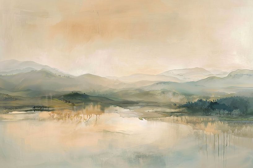 Aufhängung von Kunst Laune