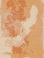 Art abstrait aux couleurs pastel. Jaune et blanc.