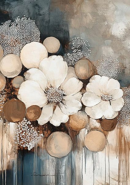 Träumen in Blüten von Wunderbare Kunst