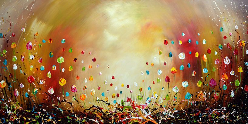 Flowers by Gena Theheartofart