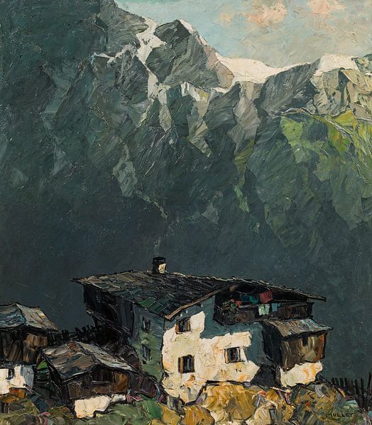Oskar Mulley, Mountain farm, ca 1933 by Atelier Liesjes