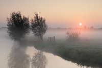 Sonnenaufgang Donkse Schichten Alblasserwaard