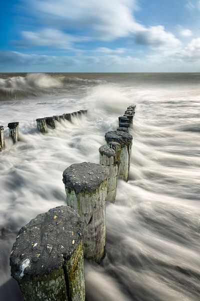 Auf dem Fluss Westkappele von Ruud Engels