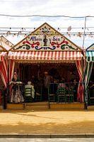 Oma wacht op kleinkind, Festa de Abril