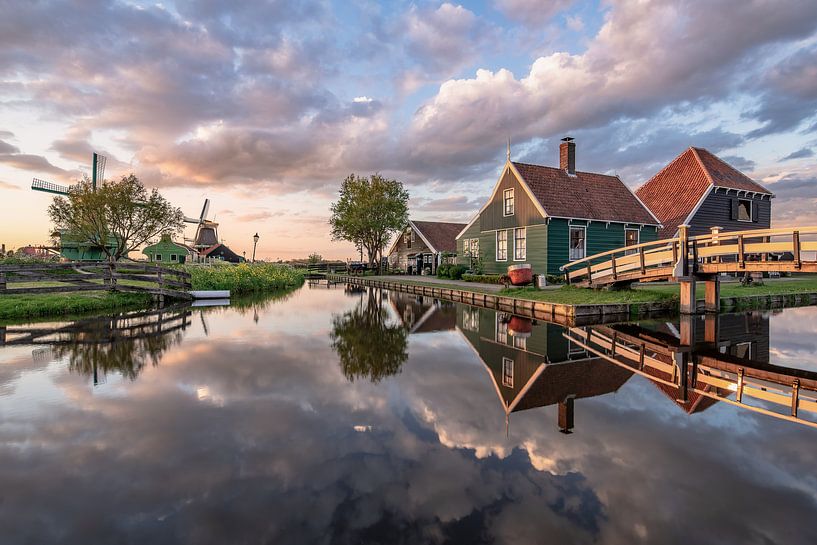 Sonnenuntrgang in Zaanse Schans von Achim Thomae Photography