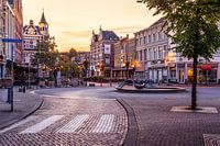 Van Coothplein Breda tôt le matin