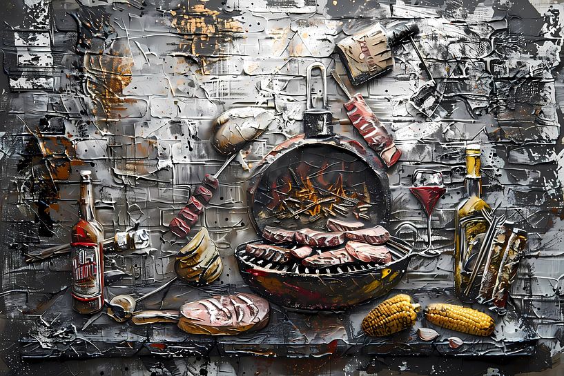 Barbecue in the garden by Art & Soul Creations