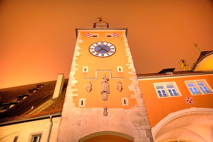 Historical city tower of Regensburg by Roith Fotografie