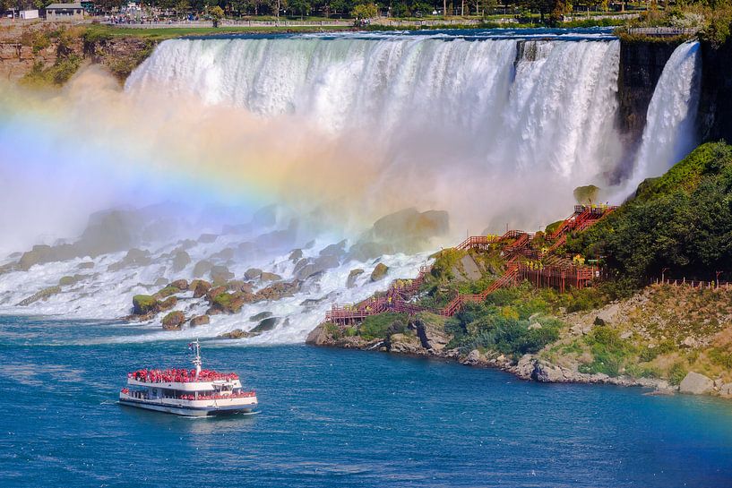 Le souffleur de corne aux chutes du Niagara par Henk Meijer Photography