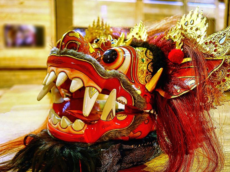 Masque Barong par Eduard Lamping