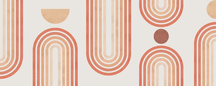 Lignes et courbes boho 1 par Vitor Costa