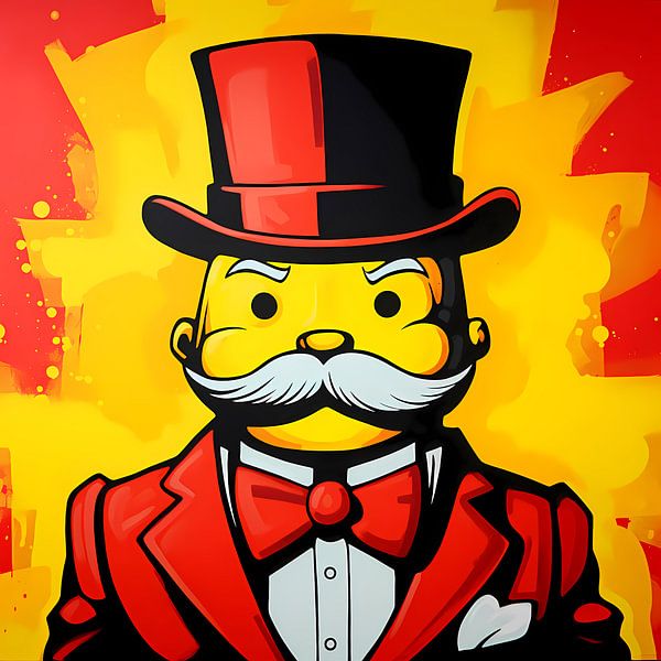 Pop Colour Art : M. Monopoly par Surreal Media