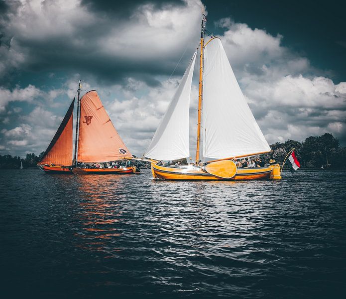 sailing ships by Jeen Arendz