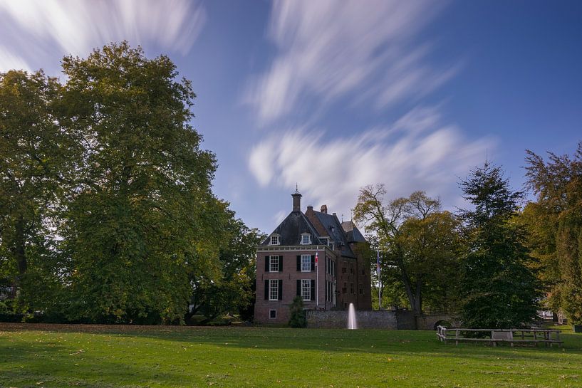 Château de Kinkelenburg à Bemmel par une belle journée d'automne par Patrick Verhoef