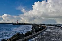 The north pier district at sea