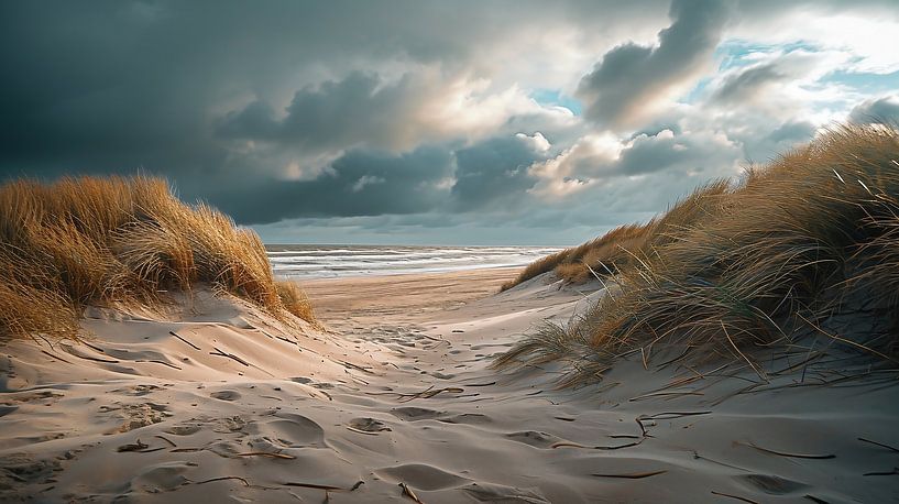 Beach walk in the Hamptons by fernlichtsicht