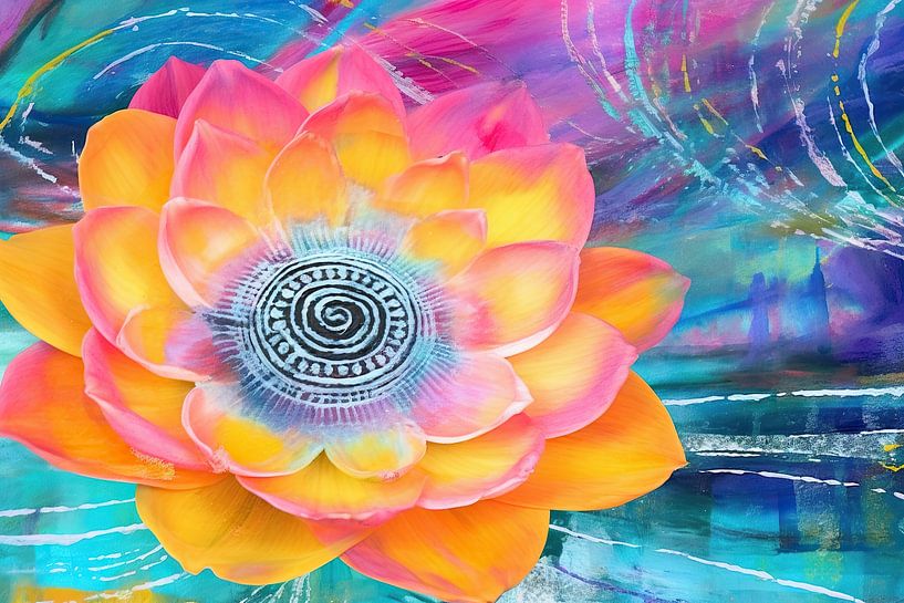 Embracing the Power Within | Mindfulness Painting by ARTEO Paintings