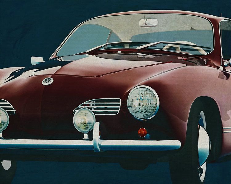 Volkswagen Karmann Ghia 1959 Front par Jan Keteleer