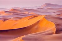 Dunes de sable dans le désert du Namib au lever du soleil