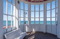 Promenade badplaats Binz op het eiland Rügen
