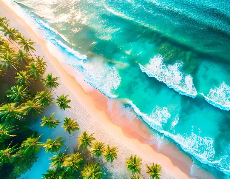 Strand mit Welle von Mustafa Kurnaz