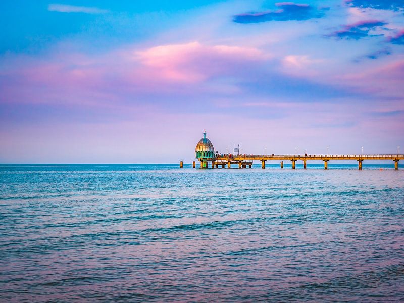 Baltic Sea with sunset by Mustafa Kurnaz