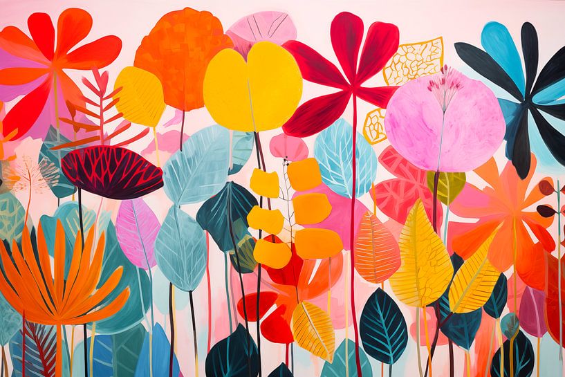 Retro Field Bouquet minimalistisch von Caroline Guerain