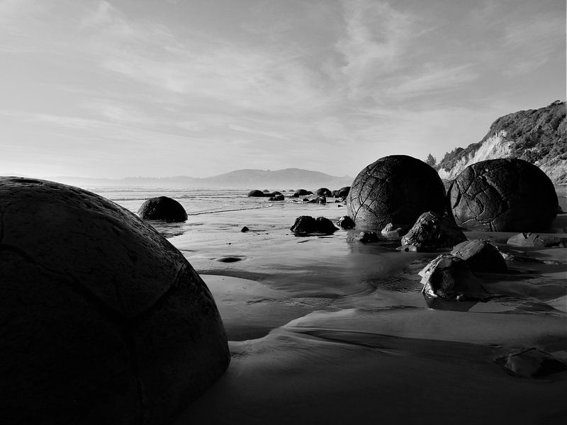 Tijdloze Moeraki Boulders, Nieuw Zeeland von J V