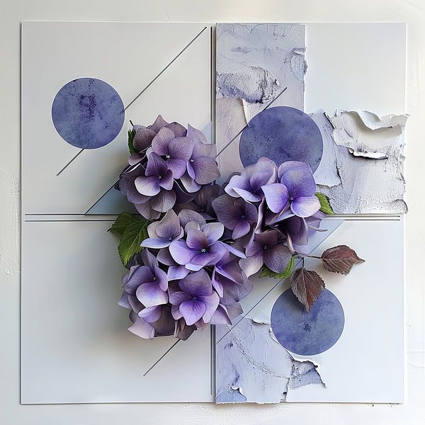 Hortensias par Poster Art Shop