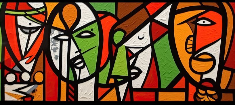 Picasso Now No. 39.59 by ARTEO Paintings