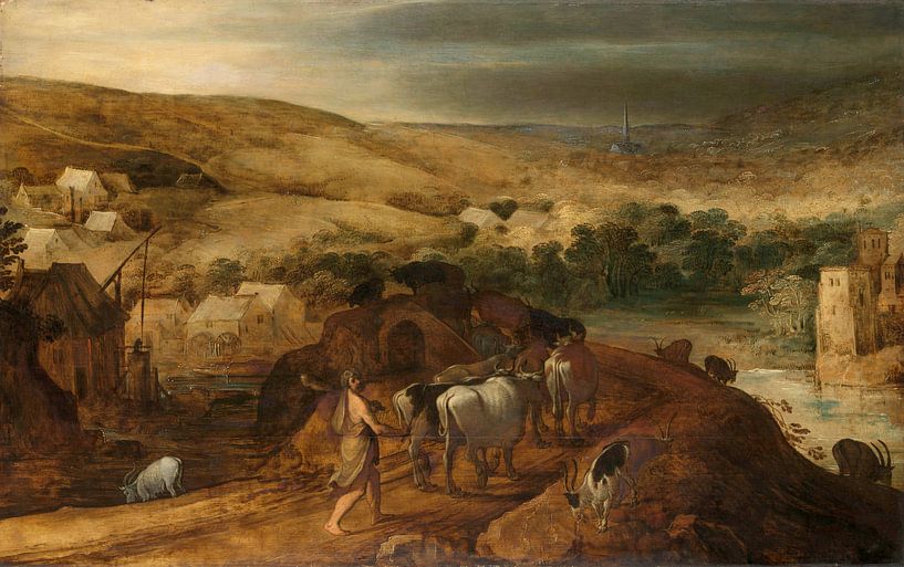 Herkules stiehlt die Herde von Geryones, Joos de Momper von Meisterhafte Meister