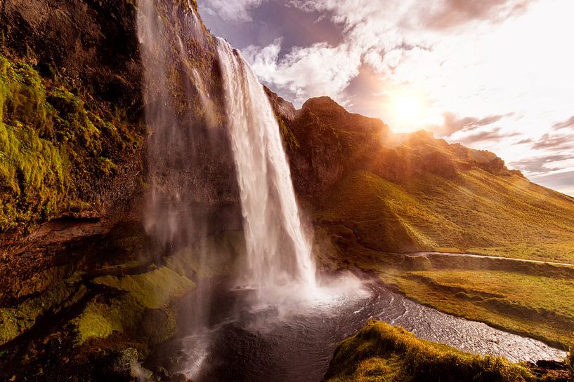Wasserfall Seljalandsfoss auf Iceland von Thomas Heitz