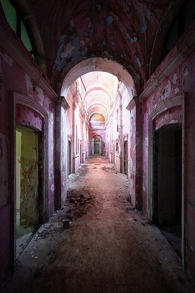 Abandoned Hallway in Decay. by Roman Robroek - Photos of Abandoned Buildings