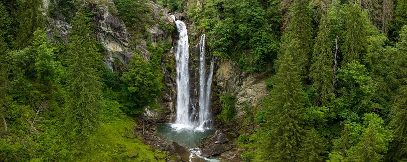 Wasserfall Cascata di Valclava oder Kalmtaler Wasserfall in Südtirol von Sjoerd van der Wal Fotografie