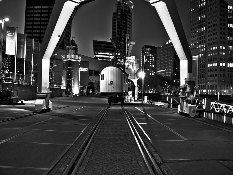 Rotterdam - Leuvehaven by night by Kay Pieterman