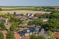 Sexbierum und Umgebung vom Turm der Sixtuskirche aus