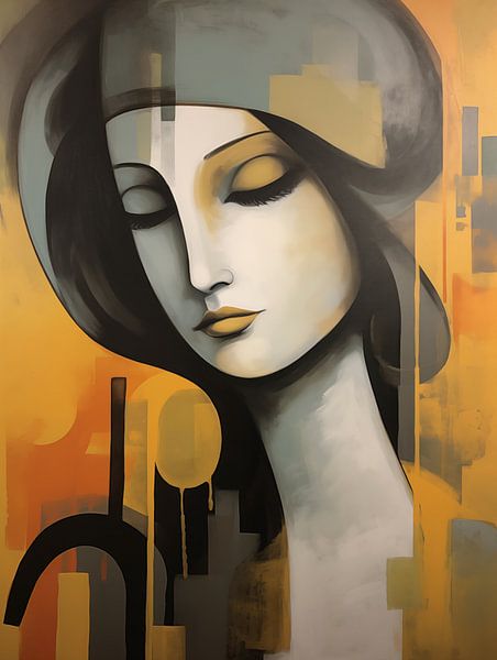 Woman abstract by Bert Nijholt