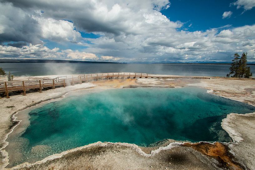 Thumb Geyser, Yellowstone National Park, USA by Gert Hilbink