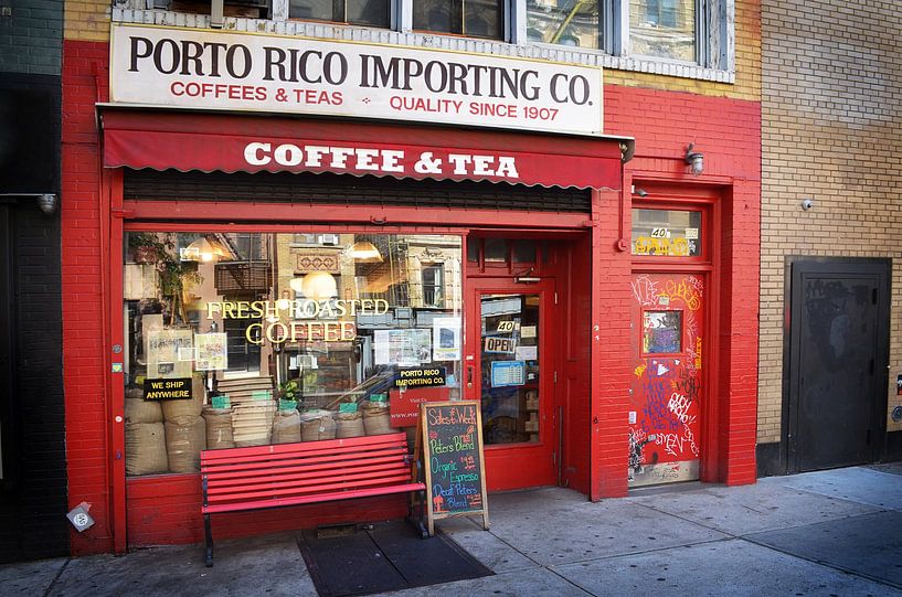 New York Colorful East Village I par Marlika Art