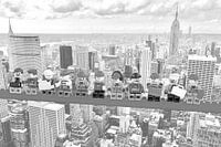 Lunch atop a skyscraper Lego edition - New York