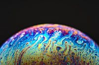 Planet soap bubble