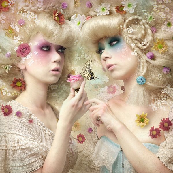 Mädchen des Blumengartens von Kiyo Murakami