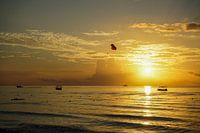 Zonsondergang in Jamaica