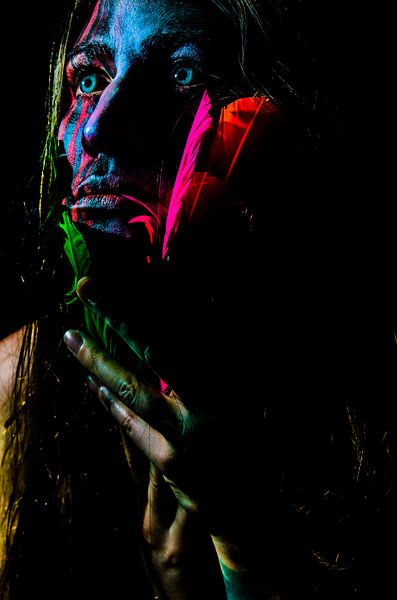 Kunstvoll bemalte Person von Atelier Liesjes