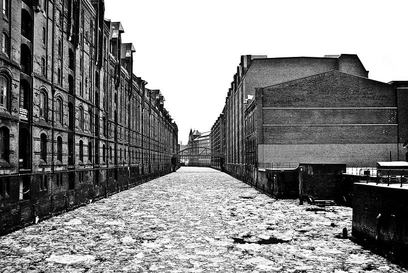 Eisgang im Fleet von Norbert Sülzner