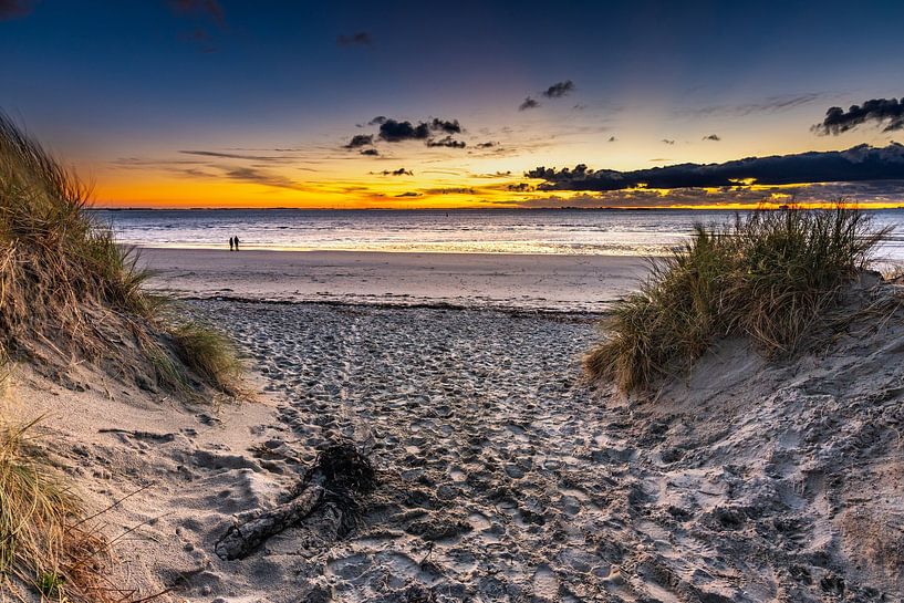 Sonnenuntergang in Borssele von Jan Poppe