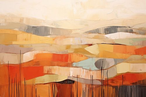 Abstrakte Landschaft von Bert Nijholt